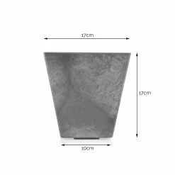 Blumenkasten Ella L74cm Grau -Blumen Verkauf 115072 artstone blumenkasten ella grau bemassung 2