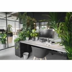 Blumentopf Claire D17cm Grau -Blumen Verkauf 115364 artstone blumentoepfe claire schwarz grau buero