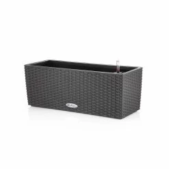 LECHUZA Blumenkasten-Set Balconera Cottage All-in-One L50cm Granit