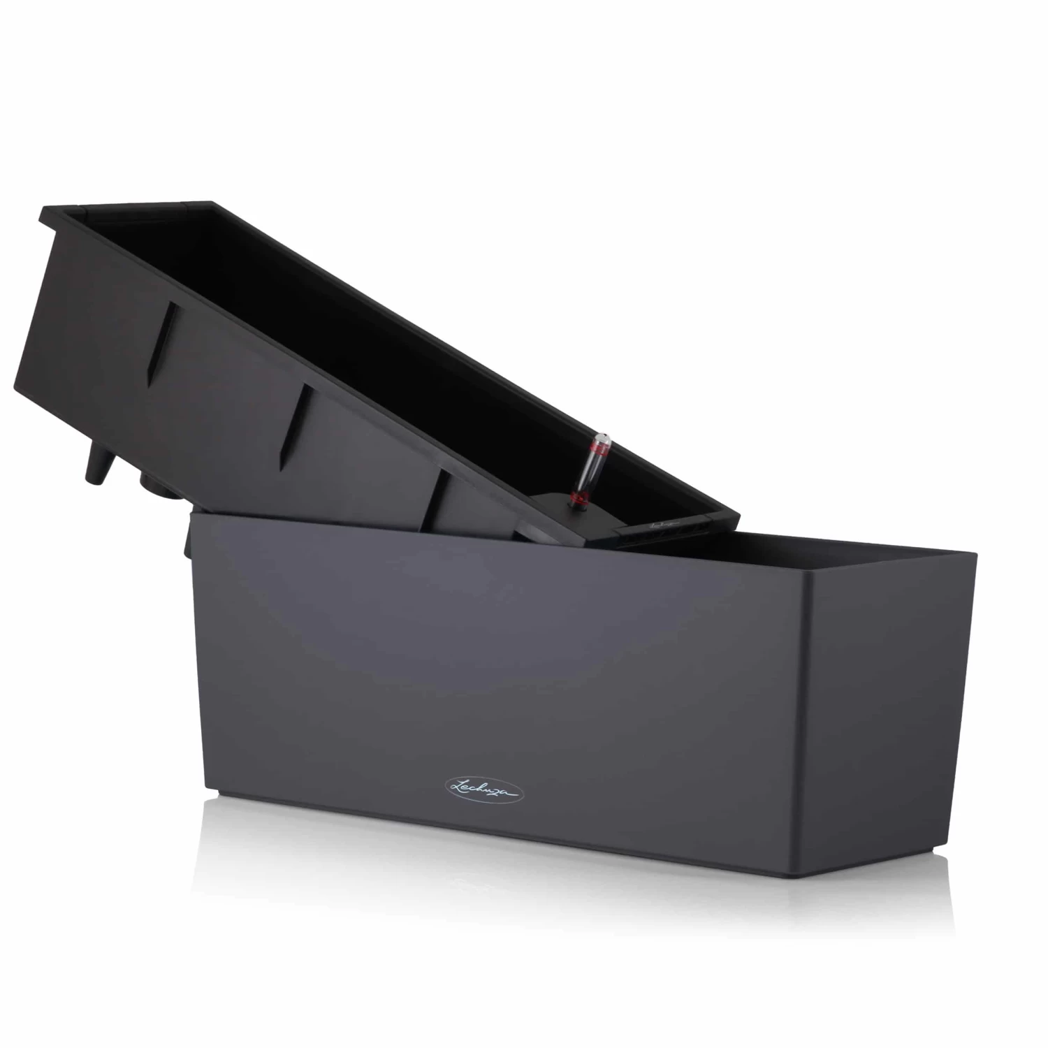 LECHUZA Blumenkasten Balconera Color All-in-One Set L50cm Schiefergrau 5 LECHUZA Blumenkasten Balconera Color All-in-One Set L50cm Schiefergrau – Bild 3