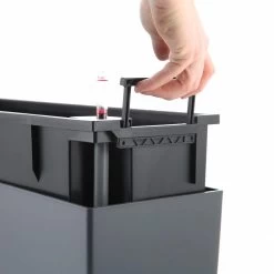 LECHUZA Blumenkasten Balconera Color All-in-One Set L80cm Schiefergrau -Blumen Verkauf 116159 lechuza pflanzeinsatz beispiel