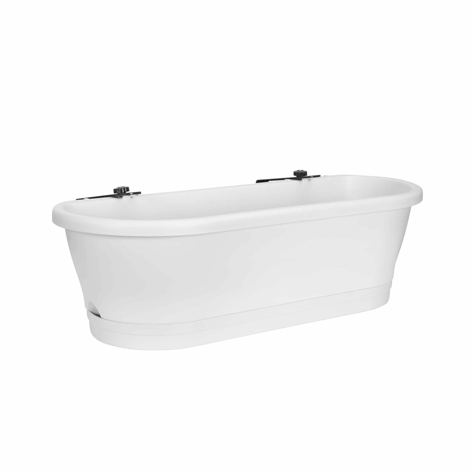 Elho Blumenkasten Corsica Easy Balcony L60cm Weiß 3 Elho Blumenkasten Corsica Easy Balcony L60cm Weiß