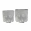 Blumentopf 2er Set Celine Klein Grau Auslaufmodell -Blumen Verkauf 150705 blumentopf set celine grau 1