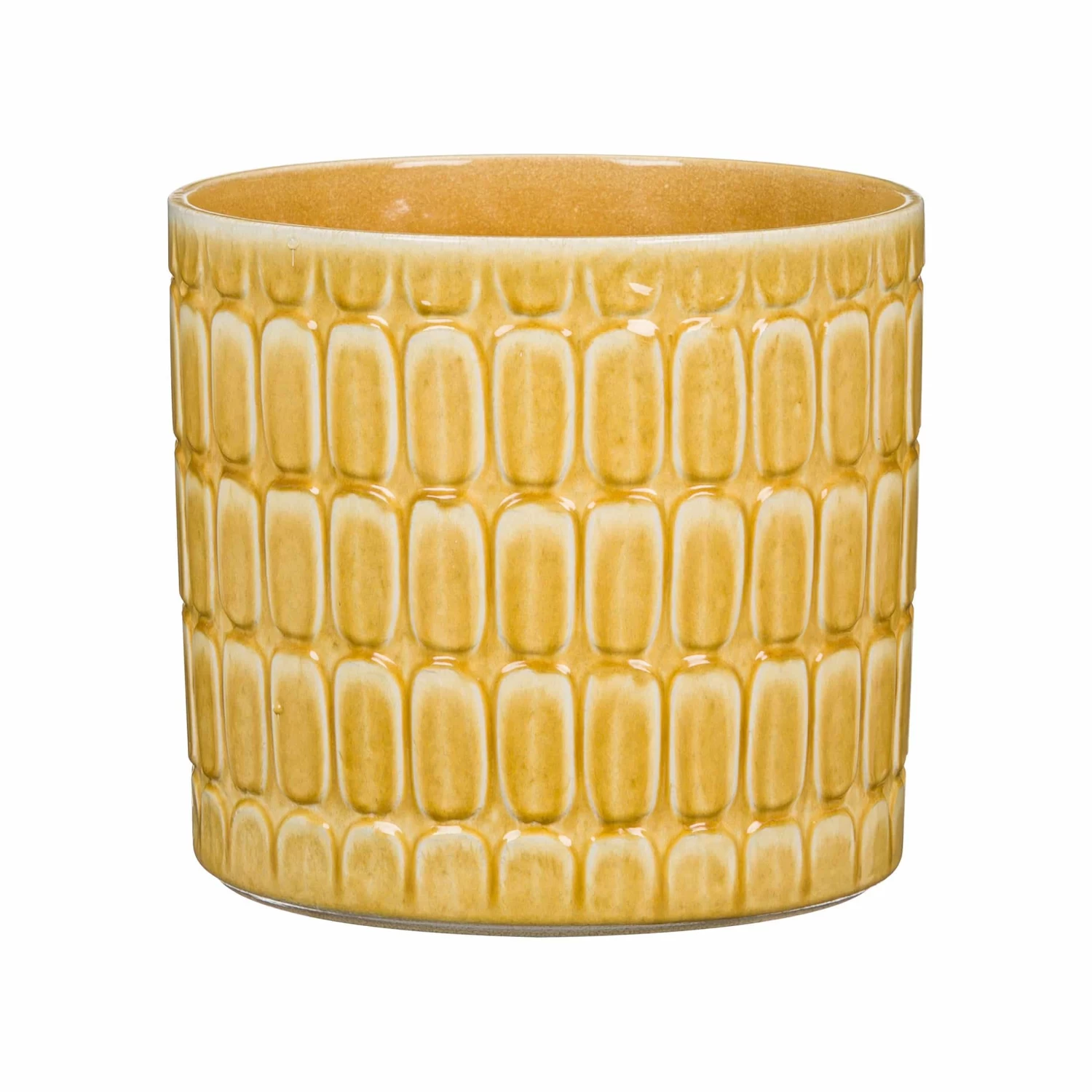 Keramik-Blumentopf Lagom D16 Cm Hellgelb 3 Keramik-Blumentopf Lagom D16 Cm Hellgelb