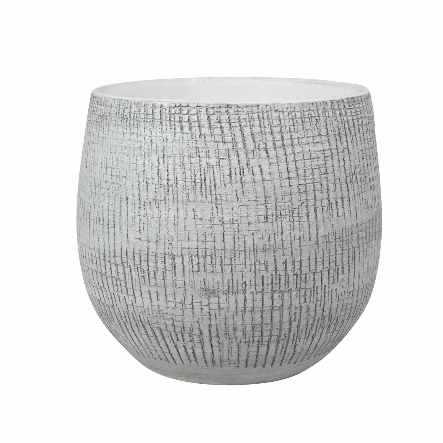 Blumentopf Ryan D15 Cm White Black 3 Blumentopf Ryan D15 Cm White Black