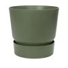 Elho Blumentopf Greenville Rund 30 Cm Laubgrün
