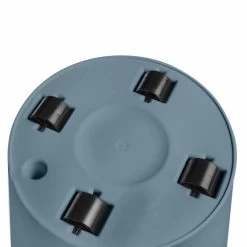 Elho Blumenkübel Loft Urban Rund 40cm Mit Rollen Vintage Blau -Blumen Verkauf 361306 elho blumentopf loft urban 40cm vintageblau unten