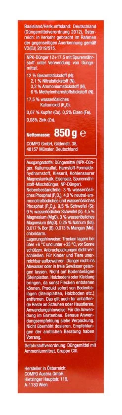 COMPO BIO Tomaten Langzeit-Dünger Mit Schafwolle - 0,85 Kg 9 COMPO BIO Tomaten Langzeit-Dünger Mit Schafwolle - 0,85 Kg -Blumen Verkauf COMPO20BIO20Tomaten20Langzeit Duenger20mit20Schafwolle 34215 R01