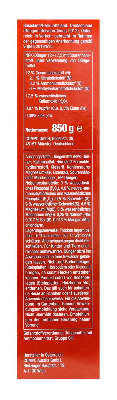 COMPO BIO Tomaten Langzeit-Dünger Mit Schafwolle - 0,85 Kg 6 COMPO BIO Tomaten Langzeit-Dünger Mit Schafwolle - 0,85 Kg – Bild 4