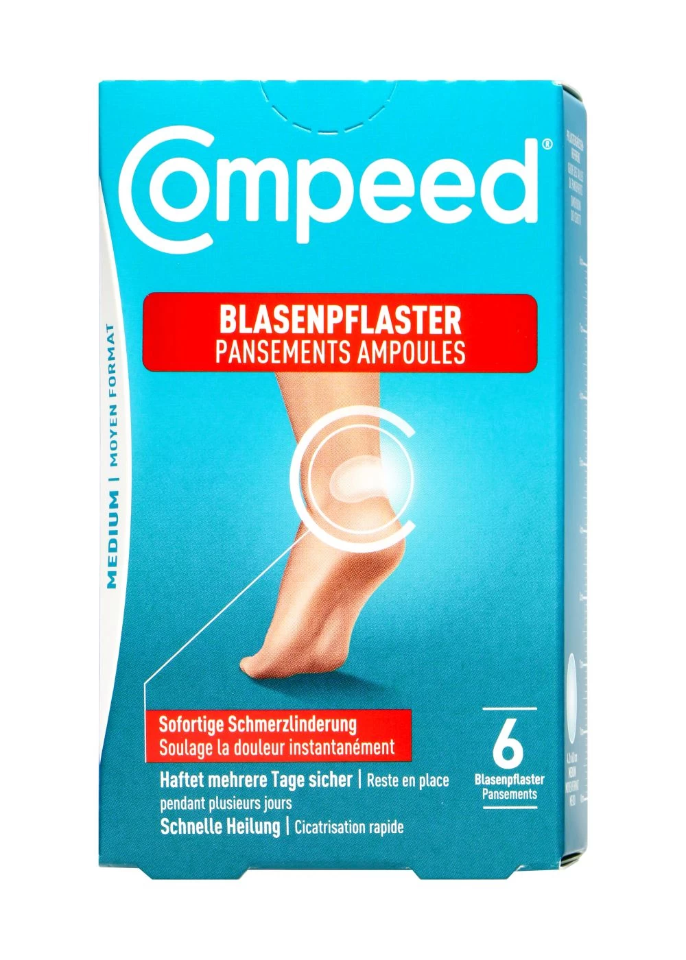 Compeed Blasenpflaster Medium - 6 Stück 3 Compeed Blasenpflaster Medium - 6 Stück