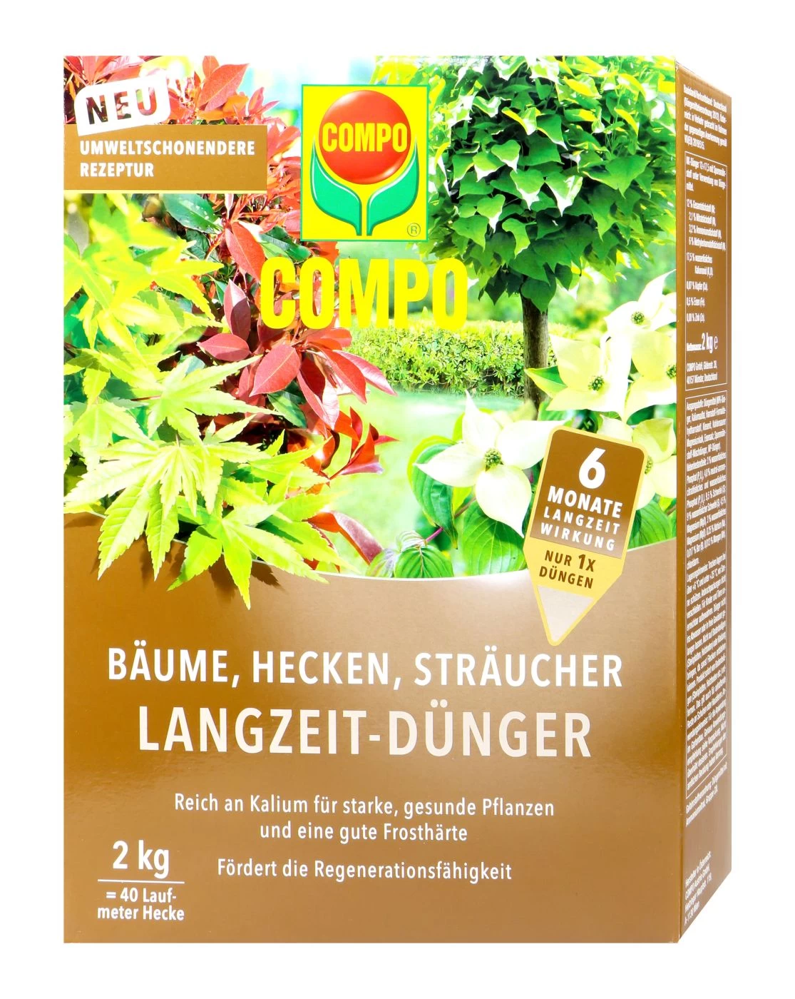 Compo Bäume, Hecken, Sträucher Langzeit-Dünger - 2 Kg 3 Compo Bäume, Hecken, Sträucher Langzeit-Dünger - 2 Kg