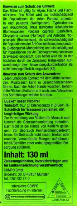 Compo Duaxo Rosen-Pilz-frei - 130 Ml 8 Compo Duaxo Rosen-Pilz-frei - 130 Ml -Blumen Verkauf Compo20Duaxo20Rosen20Pilz frei 31340 L01