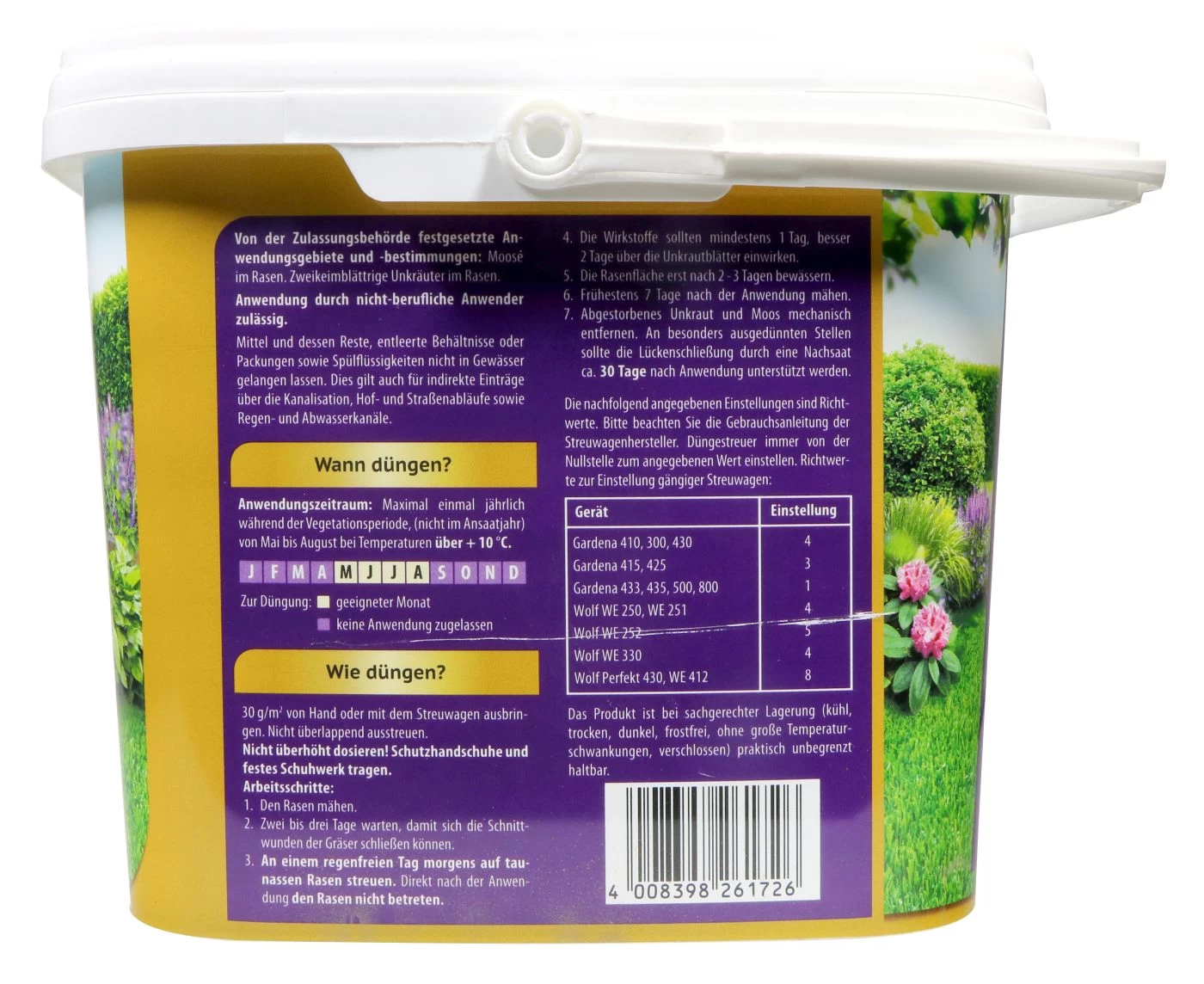 Compo Floranid® Rasendünger - 6 Kg 5 Compo Floranid® Rasendünger - 6 Kg – Bild 3