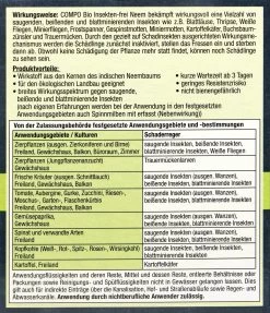 Compo Bio Insekten-frei Neem - 75 Ml -Blumen Verkauf Compo20Insektenfrei20Neem 31226 H01