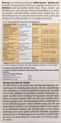 Compo Nativert Blattlaus-frei - 0,5 L -Blumen Verkauf Compo20Nativert20Blattlausfrei 33812 H01