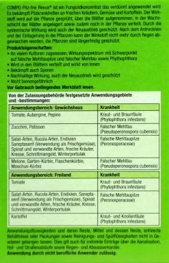 Compo Pilz-frei Revus - 20 Ml -Blumen Verkauf Compo20Pilz frei20Revus 33432 H01