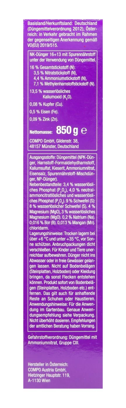 Compo Rhododendron Langzeit-Dünger - 0,85 Kg 6 Compo Rhododendron Langzeit-Dünger - 0,85 Kg – Bild 4