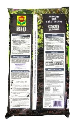 Blumen Verkauf -Blumen Verkauf Compo20Sana20Anzucht 20und20Kraeutererde20520l 34225 H01