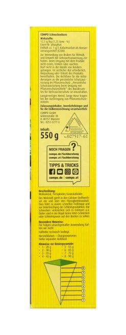 Compo Schneckenkorn - 0,55 Kg 8 Compo Schneckenkorn - 0,55 Kg -Blumen Verkauf Compo20Schneckenkorn 31507 R01