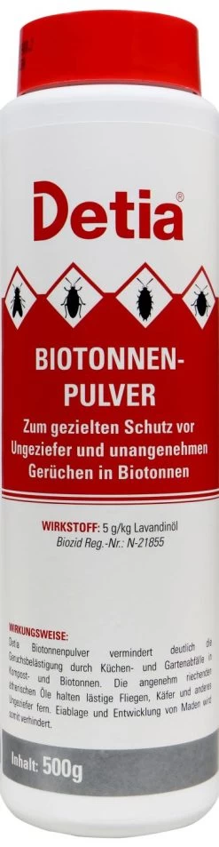 Detia Biotonnen-Pulver - 0,5 Kg