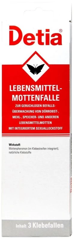 Detia Lebensmittel Mottenfalle - 3 Stück
