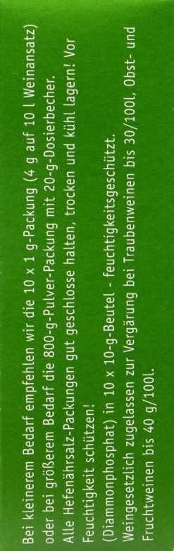 Kitzinger Hefenährsalz - 100 G