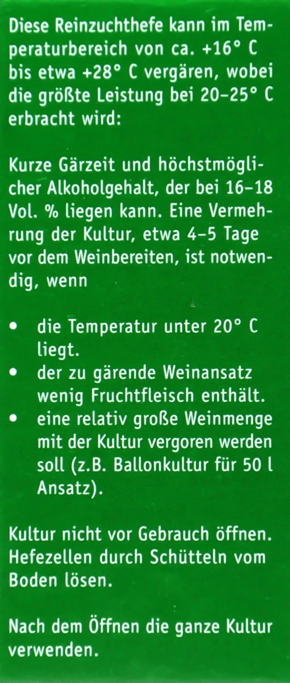 Kitzinger Reinzucht-Hefe Malaga - 20 Ml 6 Kitzinger Reinzucht-Hefe Malaga - 20 Ml – Bild 4