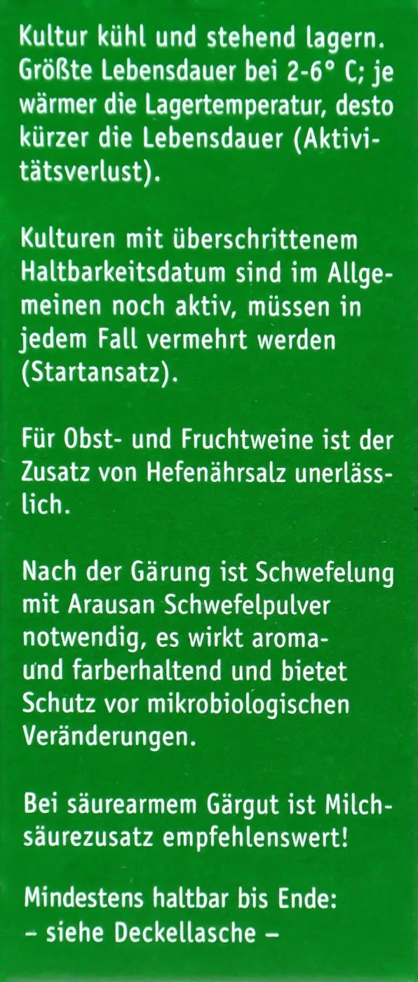 Kitzinger Reinzucht-Hefe Malaga - 20 Ml 3 Kitzinger Reinzucht-Hefe Malaga - 20 Ml