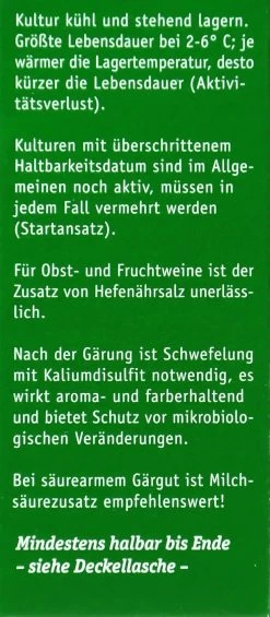 Kitzinger Reinzucht-Hefe Bordeaux - 20 Ml 8 Kitzinger Reinzucht-Hefe Bordeaux - 20 Ml -Blumen Verkauf Kitzinger20Reinzuchthefe 15123 R01