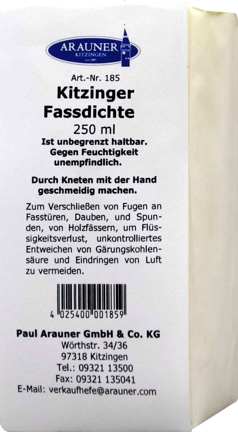 Kitzinger Faßdichte - 250 G 3 Kitzinger Faßdichte - 250 G