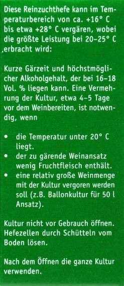 Kitzinger Hefe Haut Sauternes - 20 Ml -Blumen Verkauf Kitzinger Hefe Haut Sauternes 15119 L01