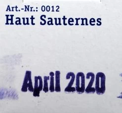 Kitzinger Hefe Haut Sauternes - 20 Ml -Blumen Verkauf Kitzinger Hefe Haut Sauternes 15119 O01