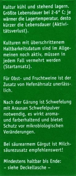 Kitzinger Hefe Haut Sauternes - 20 Ml -Blumen Verkauf Kitzinger Hefe Haut Sauternes 15119 R01