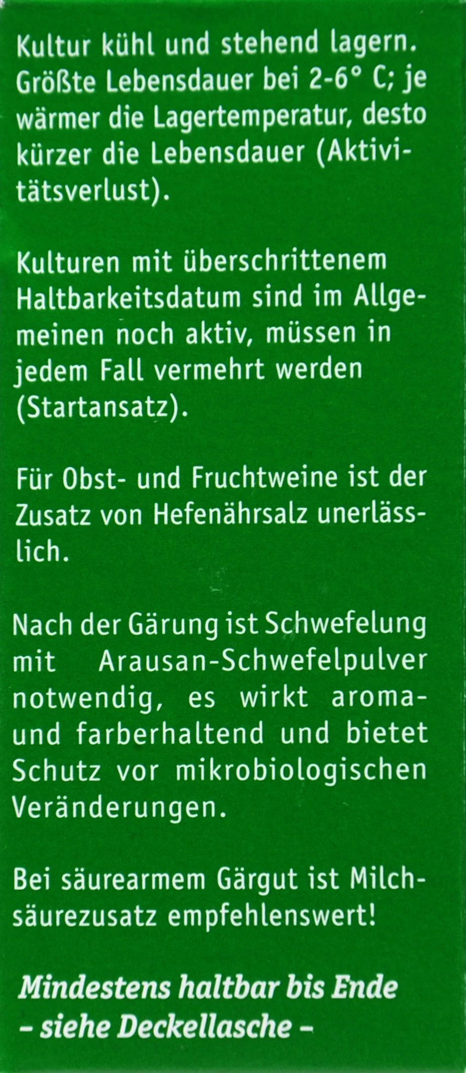 Kitzinger Hefe Sherry - 20 Ml 4 Kitzinger Hefe Sherry - 20 Ml – Bild 2