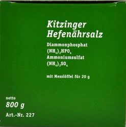 Kitzinger Hefenährsalz - 800 G -Blumen Verkauf Kitzinger Hefenaehrsalz 15337 O01