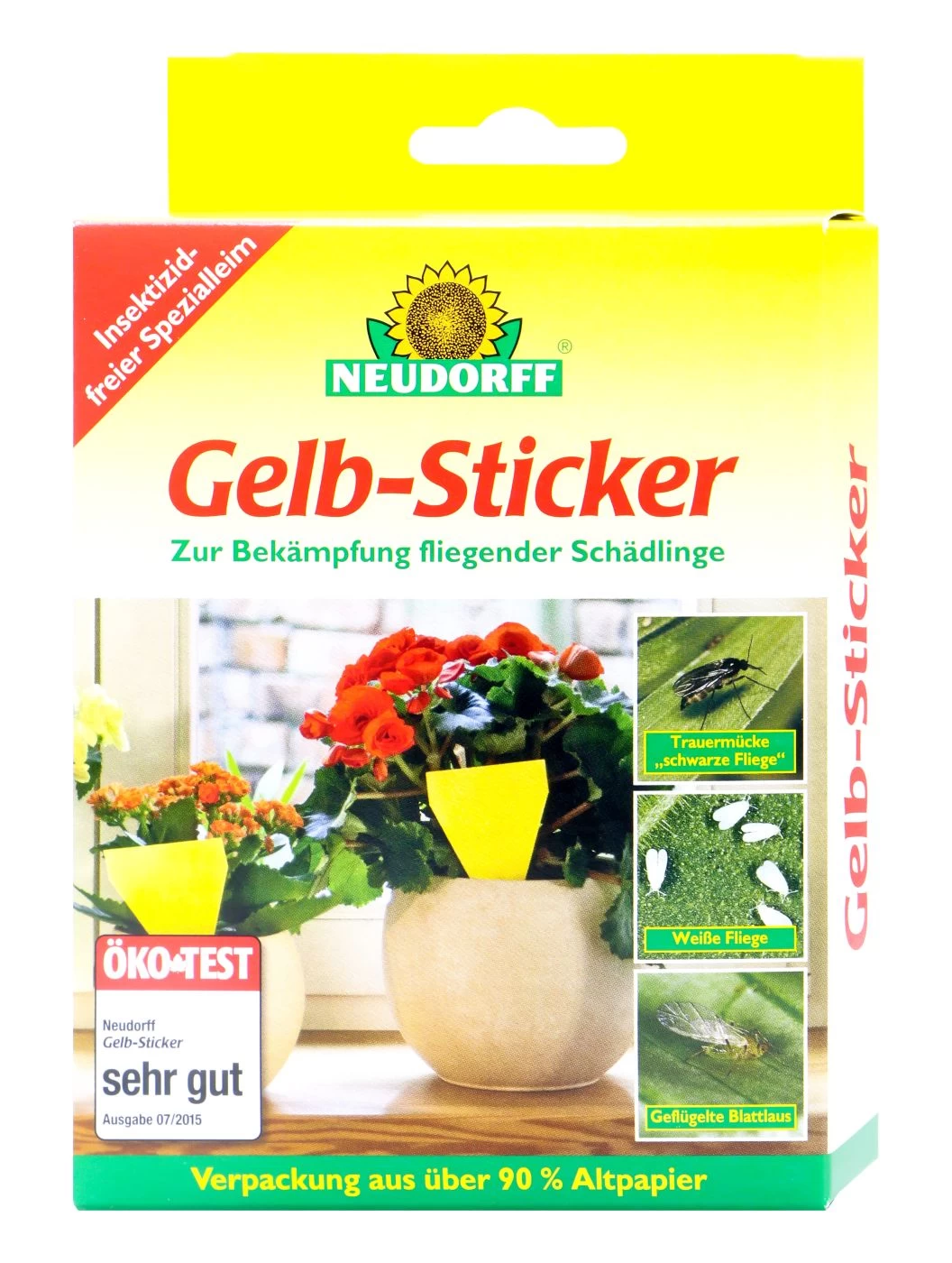 Neudorff Gelb-Sticker - 10 Stück 3 Neudorff Gelb-Sticker - 10 Stück