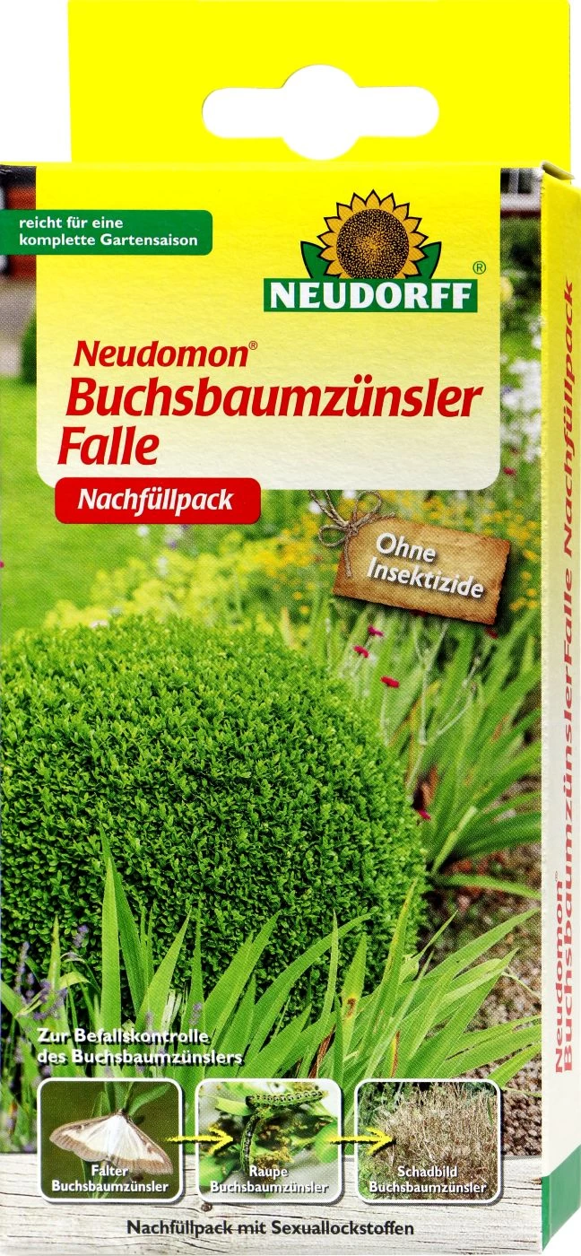Neudorff Neudomon Buchsbaumzünsler Falle Nachfüllpack - 2 Stück 3 Neudorff Neudomon Buchsbaumzünsler Falle Nachfüllpack - 2 Stück