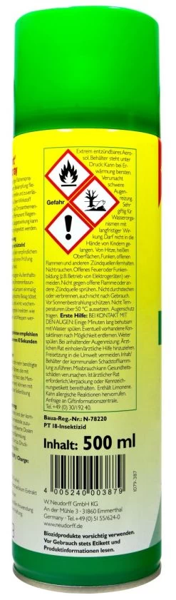 Neudorff Permanent Fliegenspray - 0,5 L -Blumen Verkauf Neudorff20Permanent20Fliegenspray 36745 H01