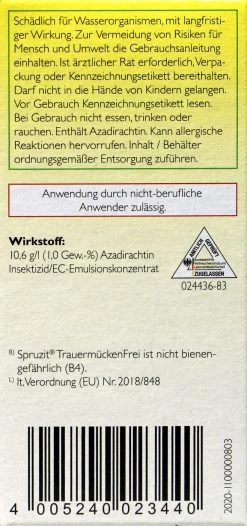 Neudorff Spruzit TrauermückenFrei - 30 Ml -Blumen Verkauf Neudorff20Spruzit20TrauermueckenFrei 33414 L01