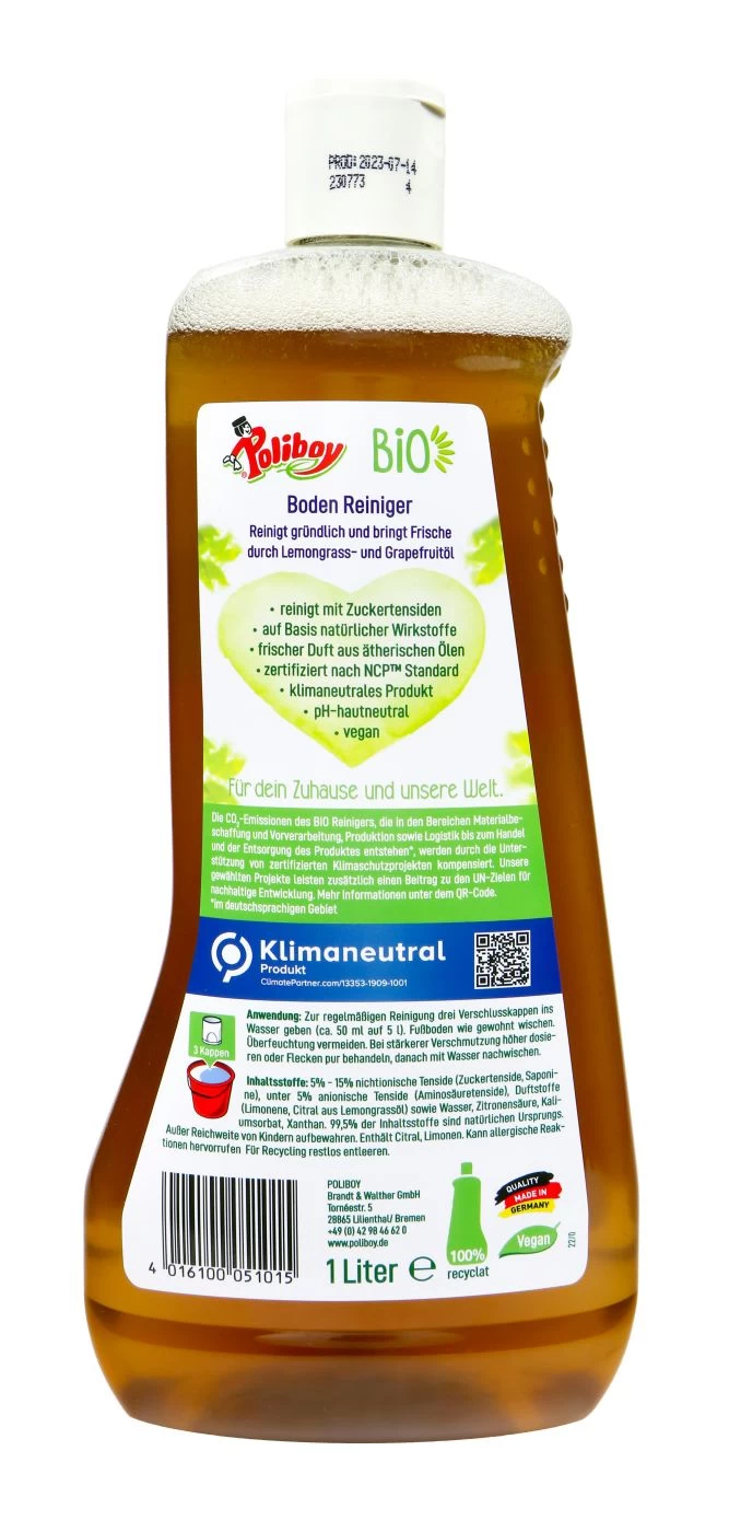 Poliboy Bio Boden Reiniger - 1 Liter 4 Poliboy Bio Boden Reiniger - 1 Liter – Bild 2
