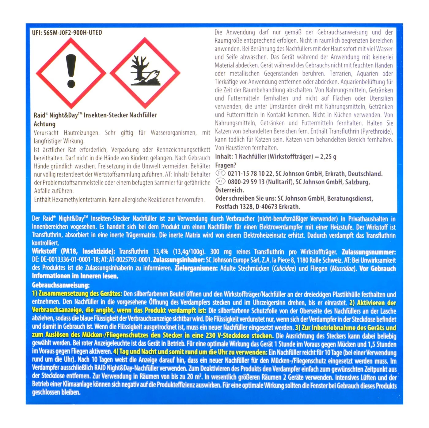 Raid Mücken-Stecker Nachfüller - 15 G 4 Raid Mücken-Stecker Nachfüller - 15 G – Bild 2