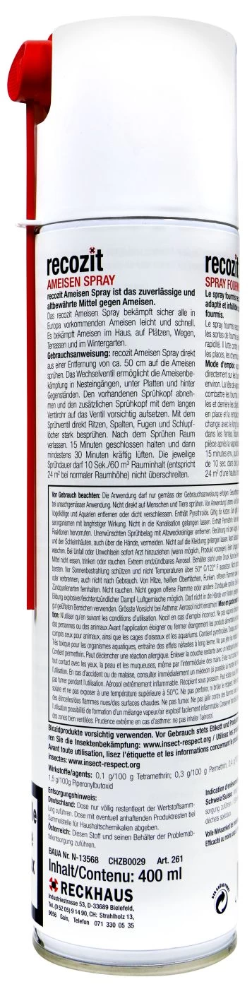 Recozit Ameisen Spray - 0,4 L 4 Recozit Ameisen Spray - 0,4 L – Bild 2