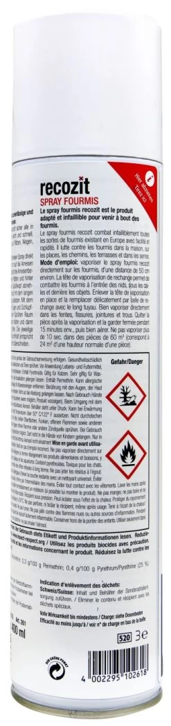 Recozit Ameisen Spray - 0,4 L 7 Recozit Ameisen Spray - 0,4 L -Blumen Verkauf Recozit20Ameisen20Spray 41260 H02