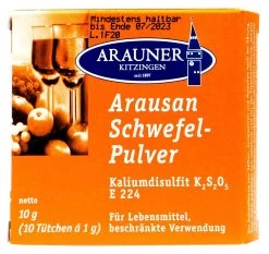 Kitzinger Arausan Schwefel-Pulver - 10 G