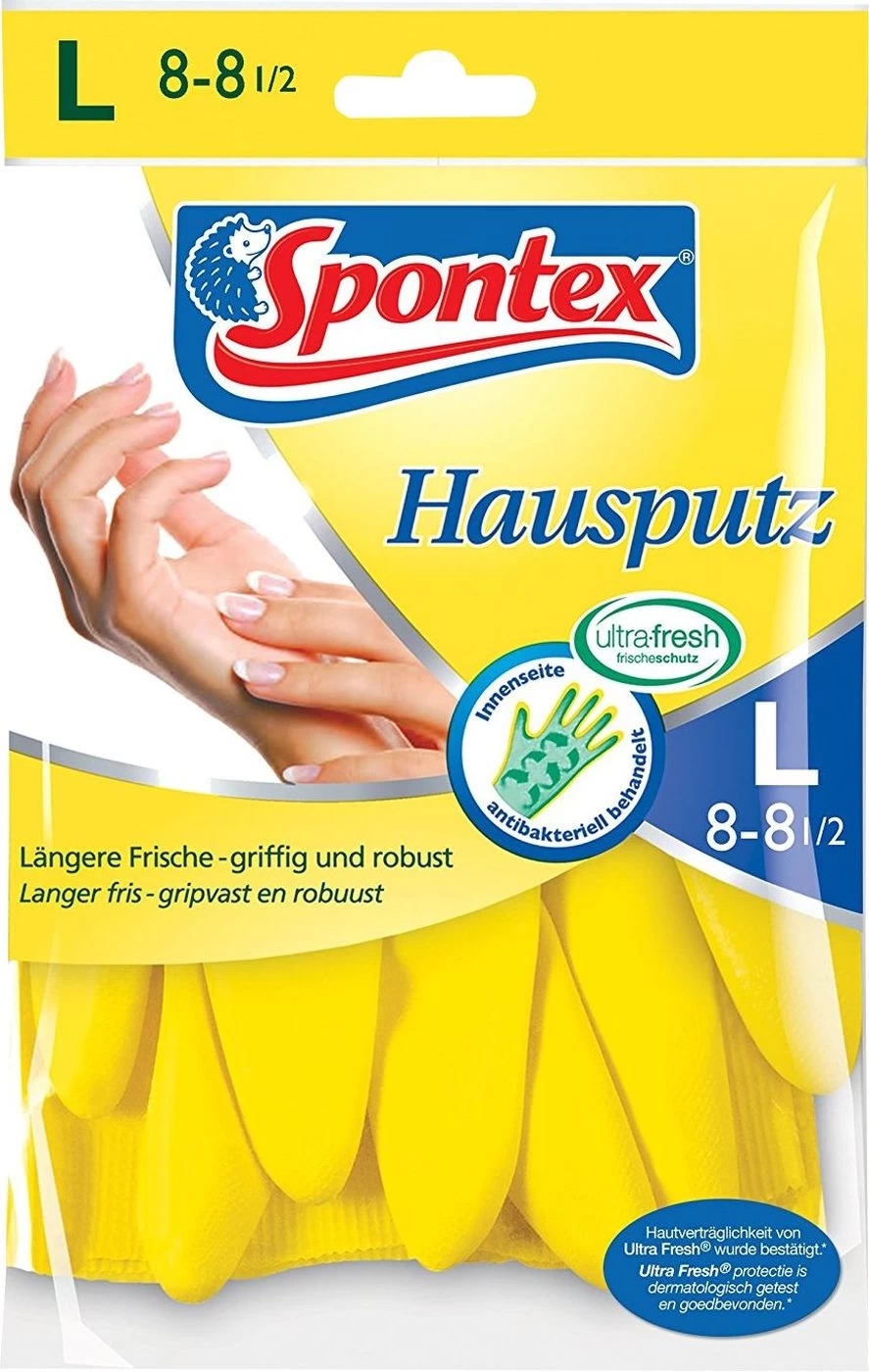 Gummihandschuh Spontex Hausputz L 3 Gummihandschuh Spontex Hausputz L
